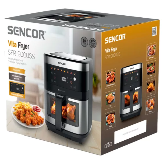 Sencor SFR 9000SS Forrólevegős fritőz