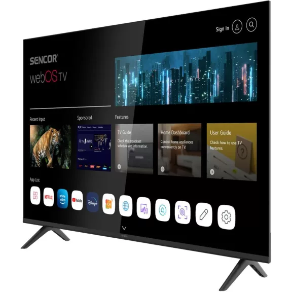 Sencor SLE 43FS803B Full HD Webos Smart Televízió