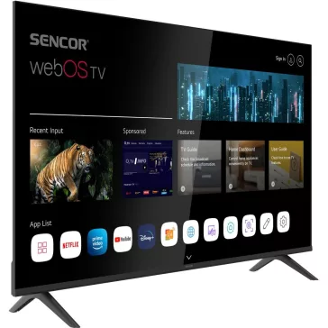 Sencor SLE 43FS803B Full HD Webos Smart Televízió