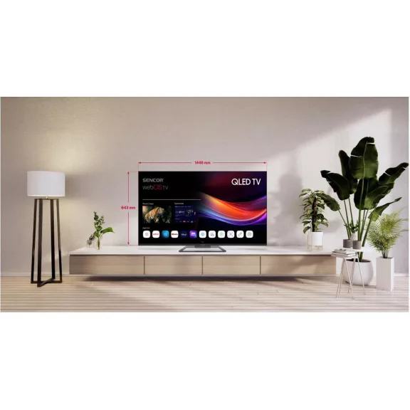 Sencor SLE 50Q871B QLED 4K UHD Smart LCD Televizió