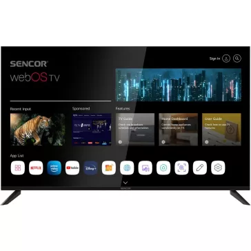 Sencor SLE 50US804B 4K UHD WebOS Smart Televízió