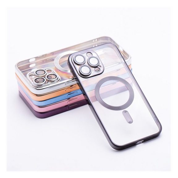 Electro Mag Apple iPhone 16 Plus MagSafe kompatibilis hátlap tok, fekete