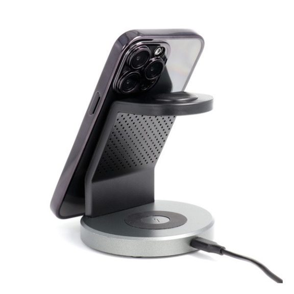 Electro Mag Apple iPhone 16 Plus MagSafe kompatibilis hátlap tok, fekete