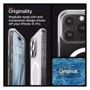 Spigen Ultra Hybrid MagFit Apple iPhone 16 Pro tok, MagSafe, Frost Clear, átlátszó