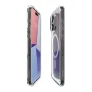 Spigen Ultra Hybrid MagFit Apple iPhone 16 Pro tok, MagSafe, Frost Clear, átlátszó