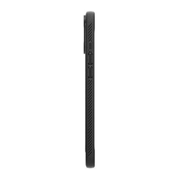 Spigen Rugged Armor MagFit Apple iPhone 16 Plus tok, Matte Black, fekete