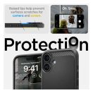 Spigen Rugged Armor MagFit Apple iPhone 16 Plus tok, Matte Black, fekete