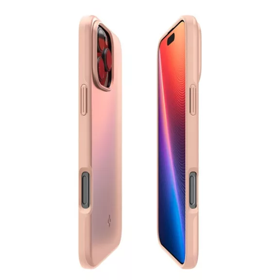 Spigen Thin Fit MagFit Apple iPhone 16 Pro Max tok, MagSafe, Rose Titanium, rózsaszín
