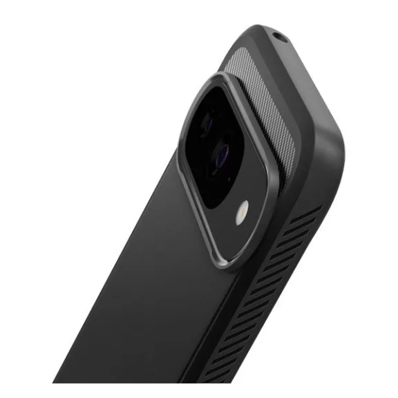 Spigen Rugged Armor Google Pixel 9 Pro / Pixel 9 tok, Matte Black, fekete