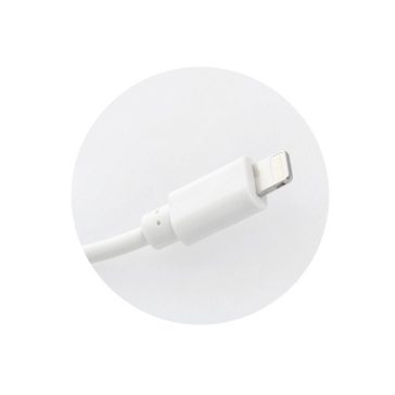   Blue Star hálózati töltő adapter USB-A + Lightning kábel, 1A, 5W, fehér