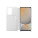 Samsung Galaxy S24 FE Smart View Wallet, gyári flip tok, fehér