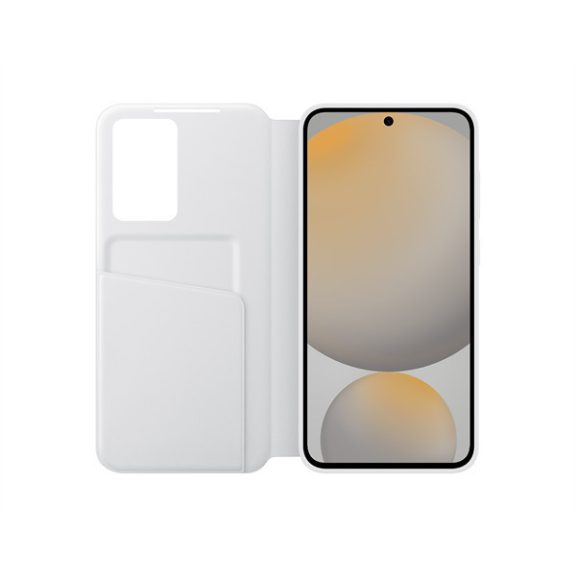 Samsung Galaxy S24 FE Smart View Wallet, gyári flip tok, fehér