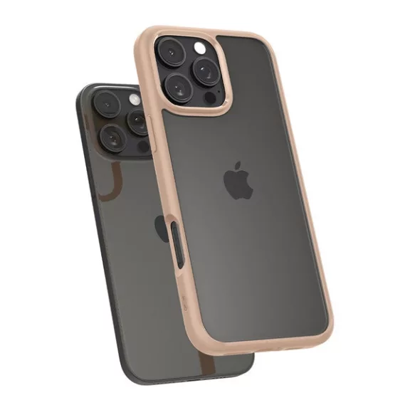 Spigen Ultra Hybrid Apple iPhone 16 Pro tok, Rose Titanium, átlátszó-rozéarany