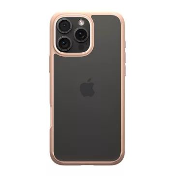   Spigen Ultra Hybrid Apple iPhone 16 Pro tok, Rose Titanium, átlátszó-rozéarany