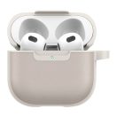 Spigen Cyrill Kajuk AirPods 4 tok, Cream, szürke-bézs