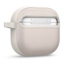 Spigen Cyrill Kajuk AirPods 4 tok, Cream, szürke-bézs