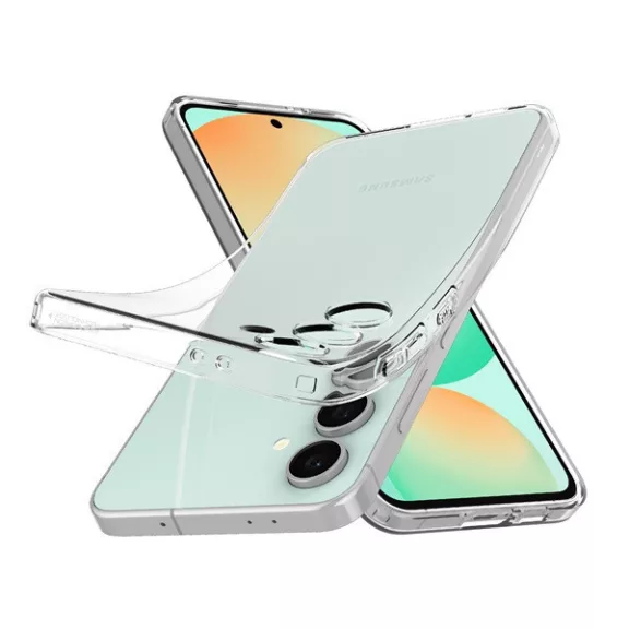 Spigen Liquid Crystal Samsung Galaxy S24 FE tok, Crystal Clear, átlátszó