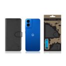 Tactical Field Notes Motorola G45 flip/oldalra nyíló tok, fekete