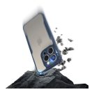 iPhone 16 Plus ütésálló tok erősített peremmel, tengerészkék