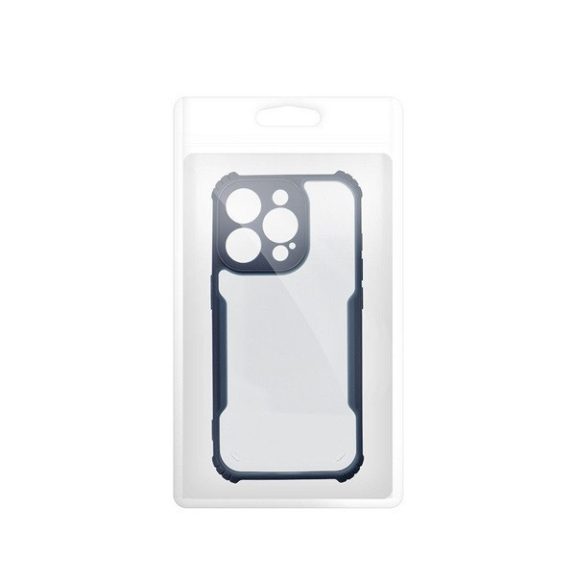iPhone 16 Plus ütésálló tok erősített peremmel, tengerészkék