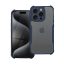 iPhone 16 ütésálló tok erősített peremmel, fekete