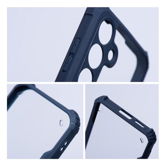 Xiaomi Redmi Note 13 5G ütésálló tok erősített peremmel, tengerészkék