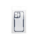 iPhone 15 Plus ütésálló tok erősített peremmel, tengerészkék