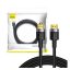 Baseus Cafule HDMI 2.0 kábel, 4K, 3D, 2m, fekete/szürke