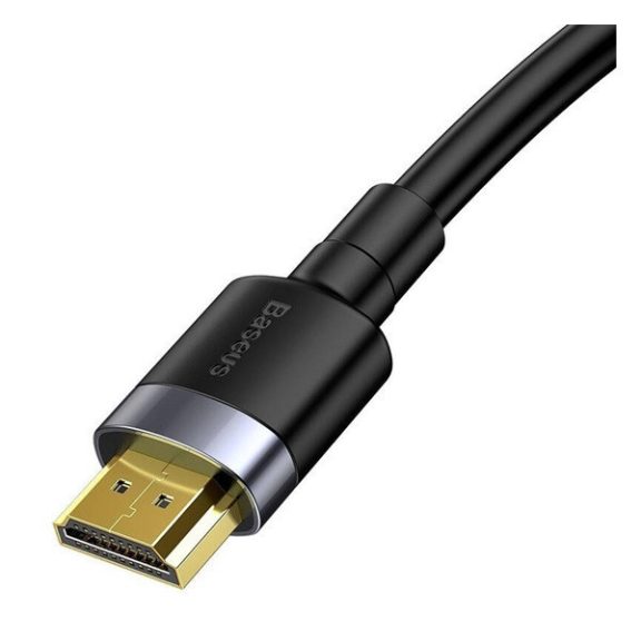 Baseus Cafule HDMI 2.0 kábel, 4K, 3D, 2m, fekete/szürke