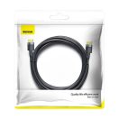 Baseus Cafule HDMI 2.0 kábel, 4K, 3D, 2m, fekete/szürke