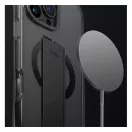 Uniq Heldro Max iPhone 16 Pro MagSafe tok kitámasztóval, átlátszó