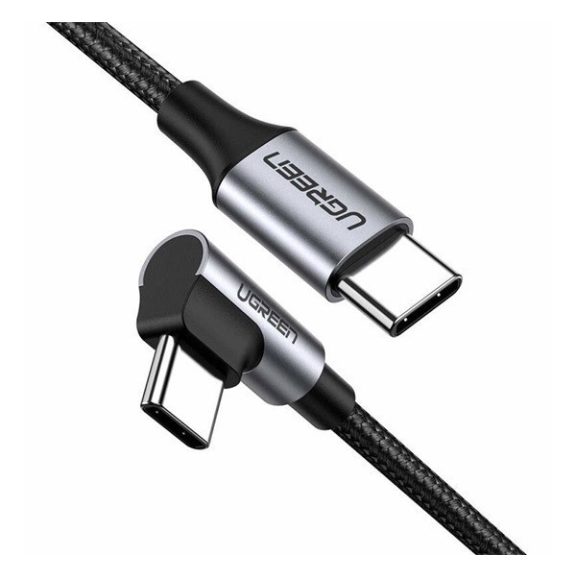 Ugreen USB-C-USB-C, QC 3.0 adatkábel, PD, 3A, 60W, 1m, fekete