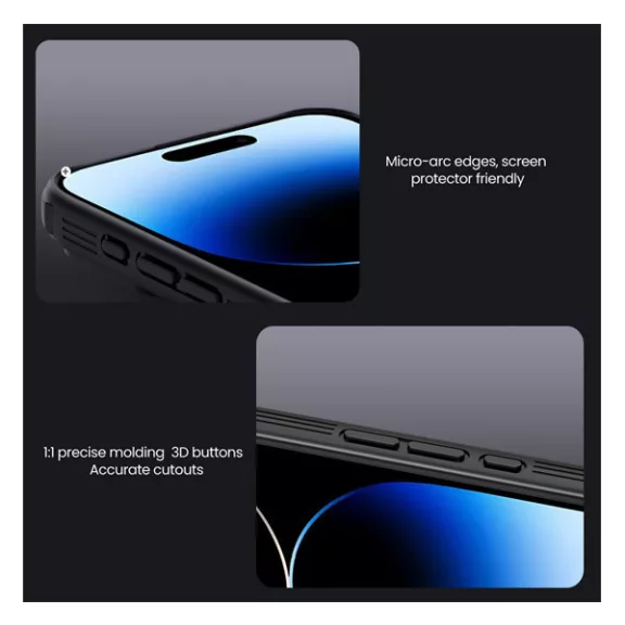 Nillkin CamShield Pro Apple iPhone 16 Pro műanyag hátlap tok, fekete