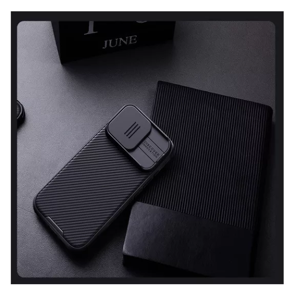 Nillkin CamShield Pro Apple iPhone 16 Pro műanyag hátlap tok, fekete