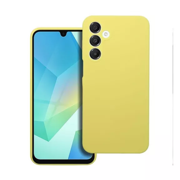 2mm Samsung Galaxy A16 5G szilikon tok, világos sárga