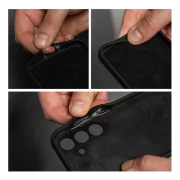 2mm Motorola G55 5G szilikon tok, fekete