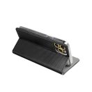 Magnet Motorola Moto G75 mágneses flip tok, fekete