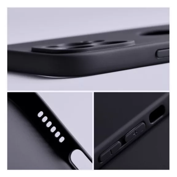 Forcell Soft Samsung A16 5G / A16 4G szilikon tok, fekete