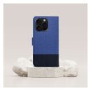 Gomma Xiaomi Redmi 14C flip/oldalra nyíló tok kártyatartó résszel, kék