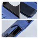 Gomma Xiaomi Redmi 14C flip/oldalra nyíló tok kártyatartó résszel, kék