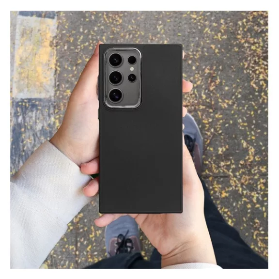 Frame Samsung A16 5G közepesen ütésálló tok kameravédő kerettel, fekete