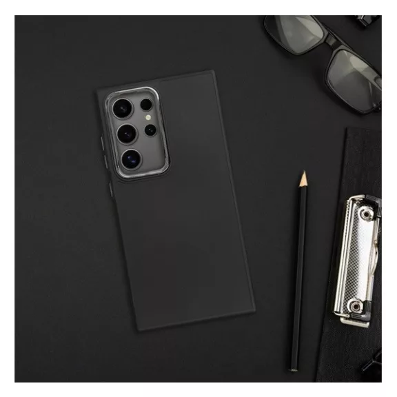 Frame Samsung A16 5G közepesen ütésálló tok kameravédő kerettel, fekete