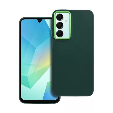   Frame Samsung A16 5G közepesen ütésálló tok kameravédő kerettel, zöld