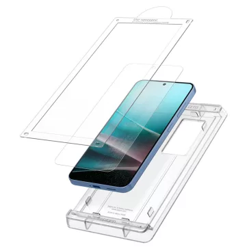   Spigen EliteShield EZ Fit HD Samsung Galaxy S25+ kijelzővédő fólia felhelyező kerettel (1db)