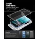 Spigen EliteShield EZ Fit HD Samsung Galaxy S25+ kijelzővédő fólia felhelyező kerettel (1db)