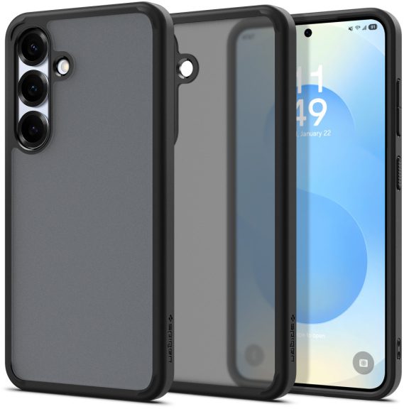 Spigen Ultra Hybrid Samsung Galaxy S25+ tok, Frost Black, fekete