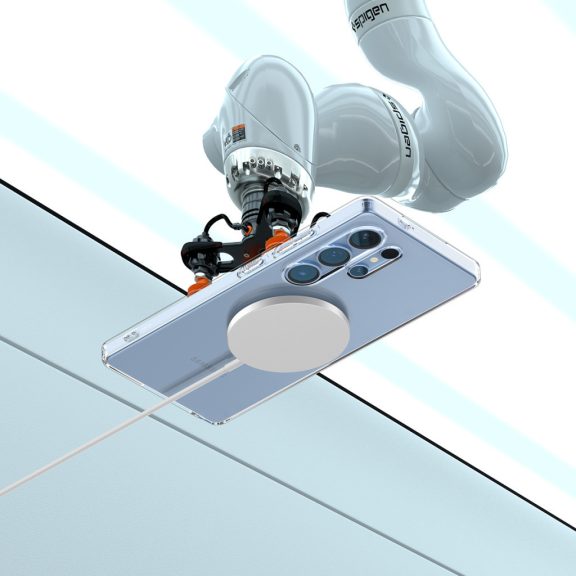 Spigen Ultra Hybrid Samsung Galaxy S25+ tok, Crystal Clear, átlátszó