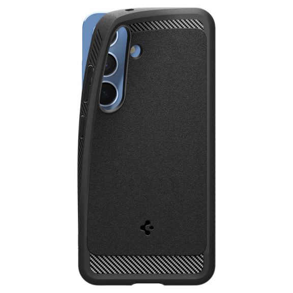 Spigen Rugged Armor MagFit Samsung Galaxy S25+ tok, Matte Black, fekete