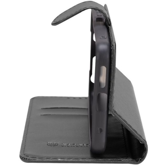 Tactical Field Notes Motorola G55 flip/oldalra nyíló tok, fekete