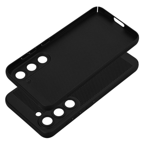 Breezy Apple iPhone 17e / iPhone 16e, műanyag tok, fekete